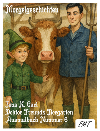 Ausmalbuch 6: Ausmalbilder Doktor Freunds Tiergarten